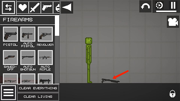 Melon Sandbox怎么让人物拿枪截图5