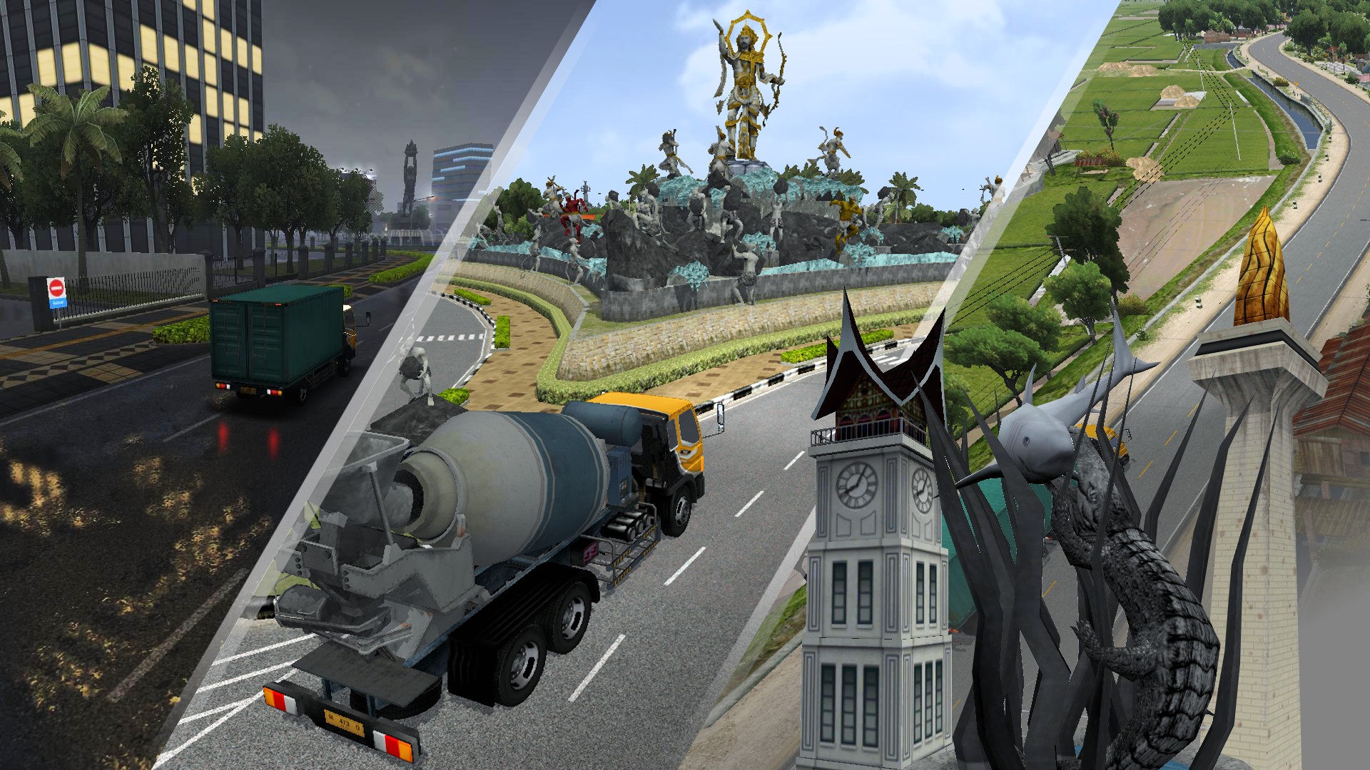 印尼卡车模拟器手机版游戏玩法1