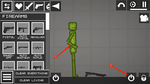 Melon Sandbox怎么让人物拿枪截图6