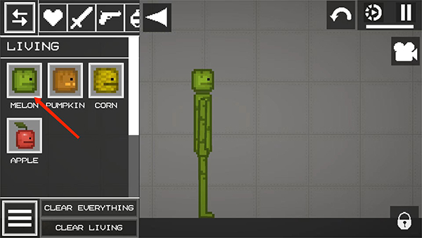 Melon Sandbox怎么让人物拿枪截图3