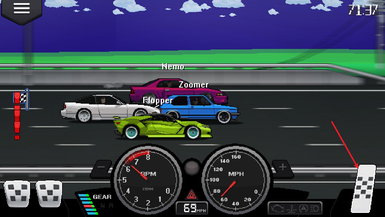 像素赛车手模组版