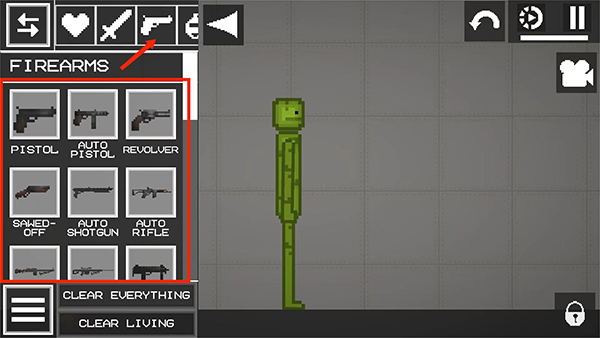 Melon Sandbox怎么让人物拿枪截图4