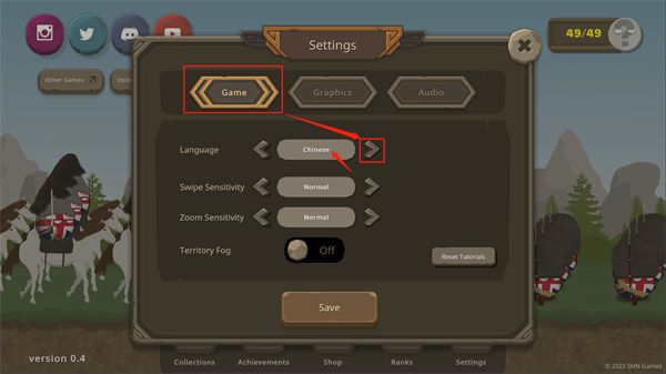 波兰球之战怎么设置中文3