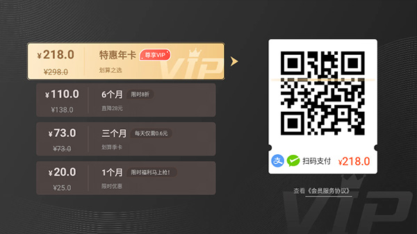 会员多少钱截图