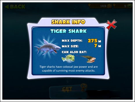 饥饿鲨进化折相思破解版鲨鱼介绍4