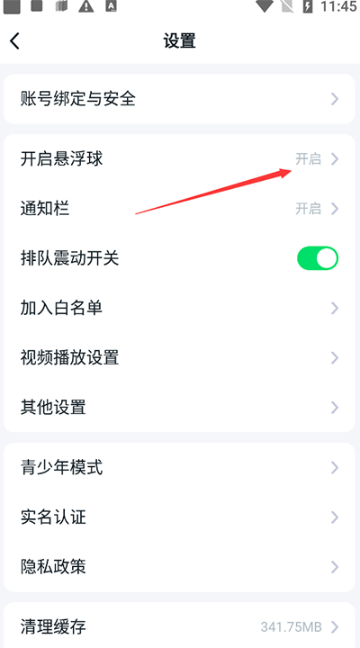 怎么开启悬浮球截图3