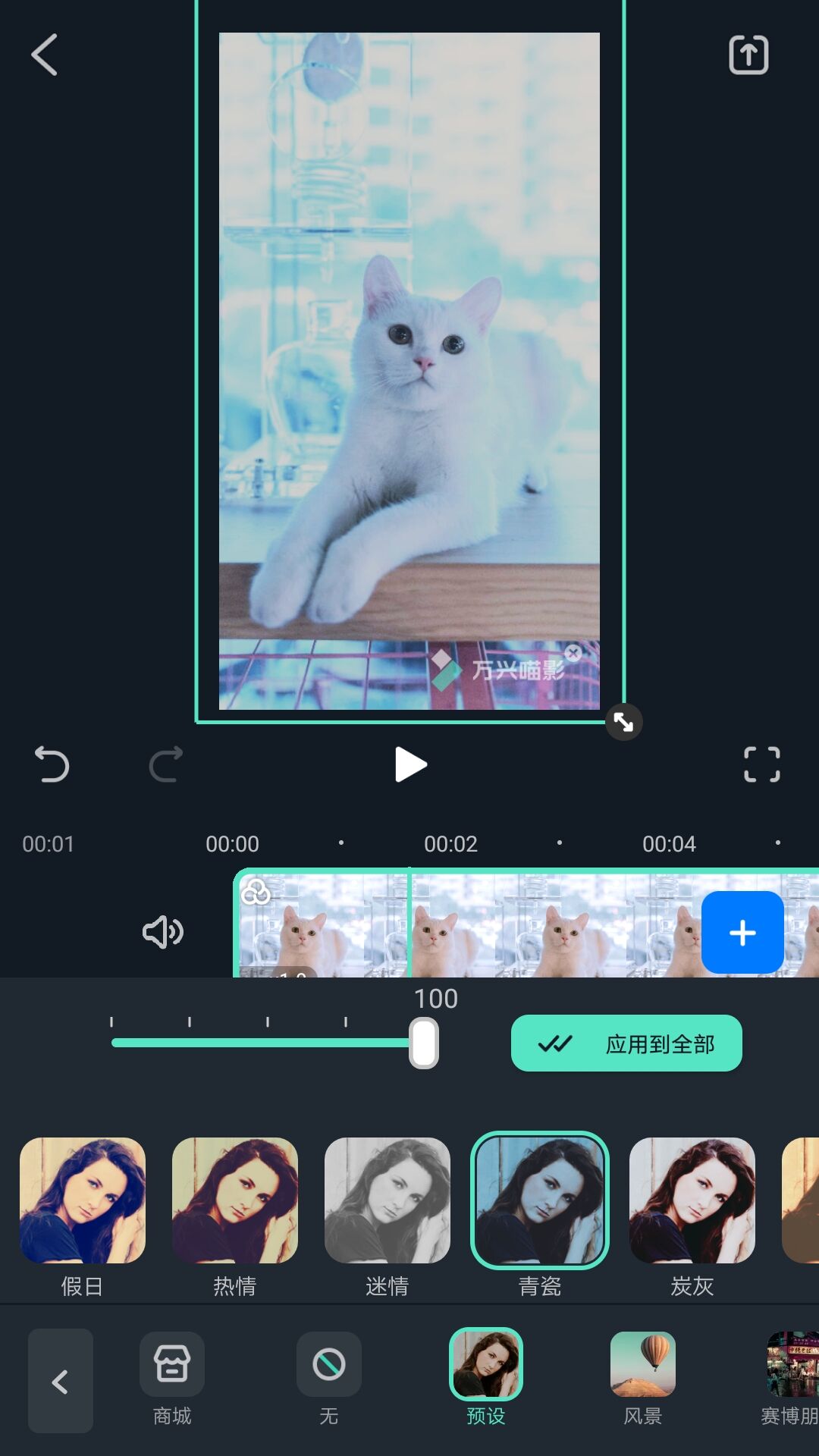 滤镜添加教程截图