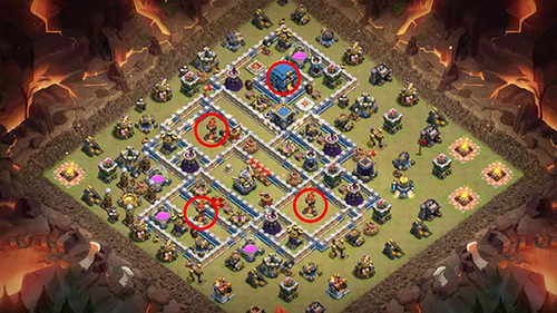 部落冲突nulls clash冠军杯部落阵型1