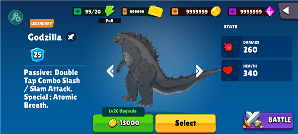 哥斯拉vs金刚联盟新手攻略截图2