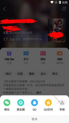 怎么举报小说截图3