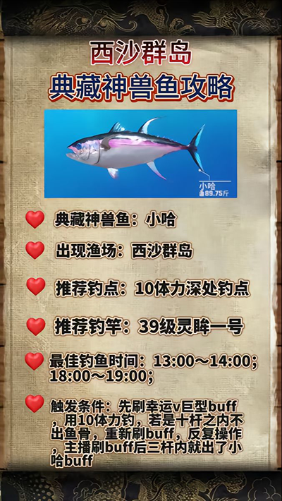 西沙群岛典藏神兽鱼攻略截图2