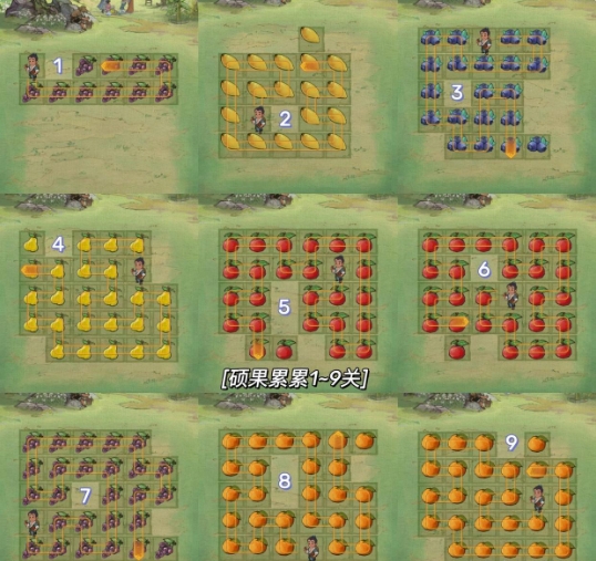 硕果累累1-50关攻略1