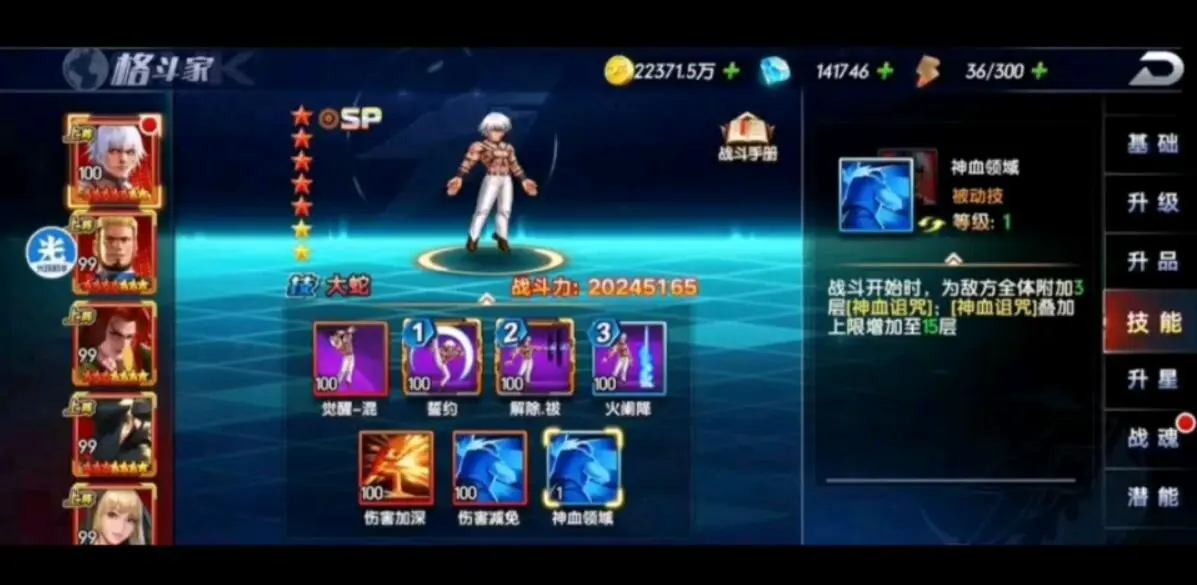 SP人物强度排行
