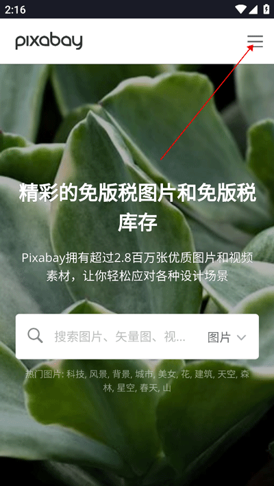 Pixabay免费正版高清图片素材库使用方法1