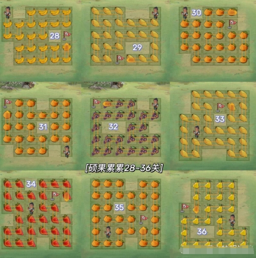 硕果累累1-50关攻略4