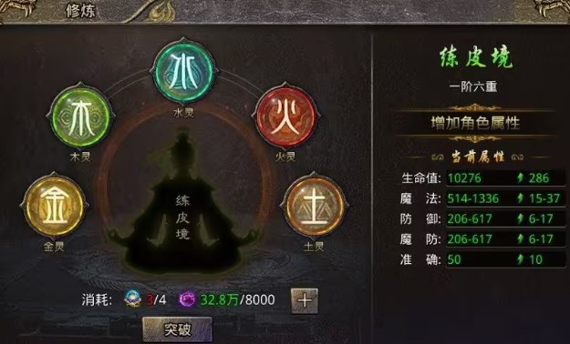 五行修炼升级攻略1