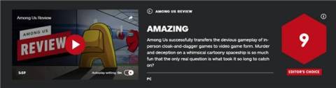 IGN 9分：《Among Us》是同类型游戏的一次突破插图