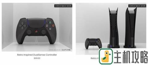 第三方厂商SUP3R5推出黑色复古风格PS5插图