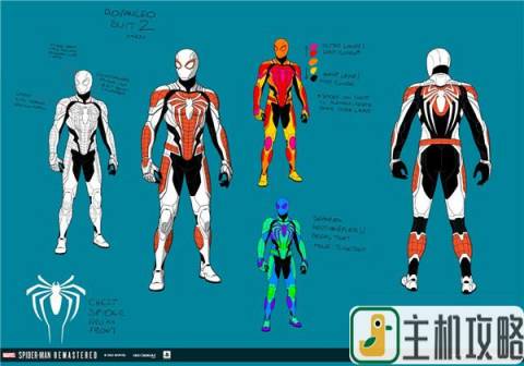 《漫威蜘蛛侠》设计师展示彼得·帕克战衣设计图插图1
